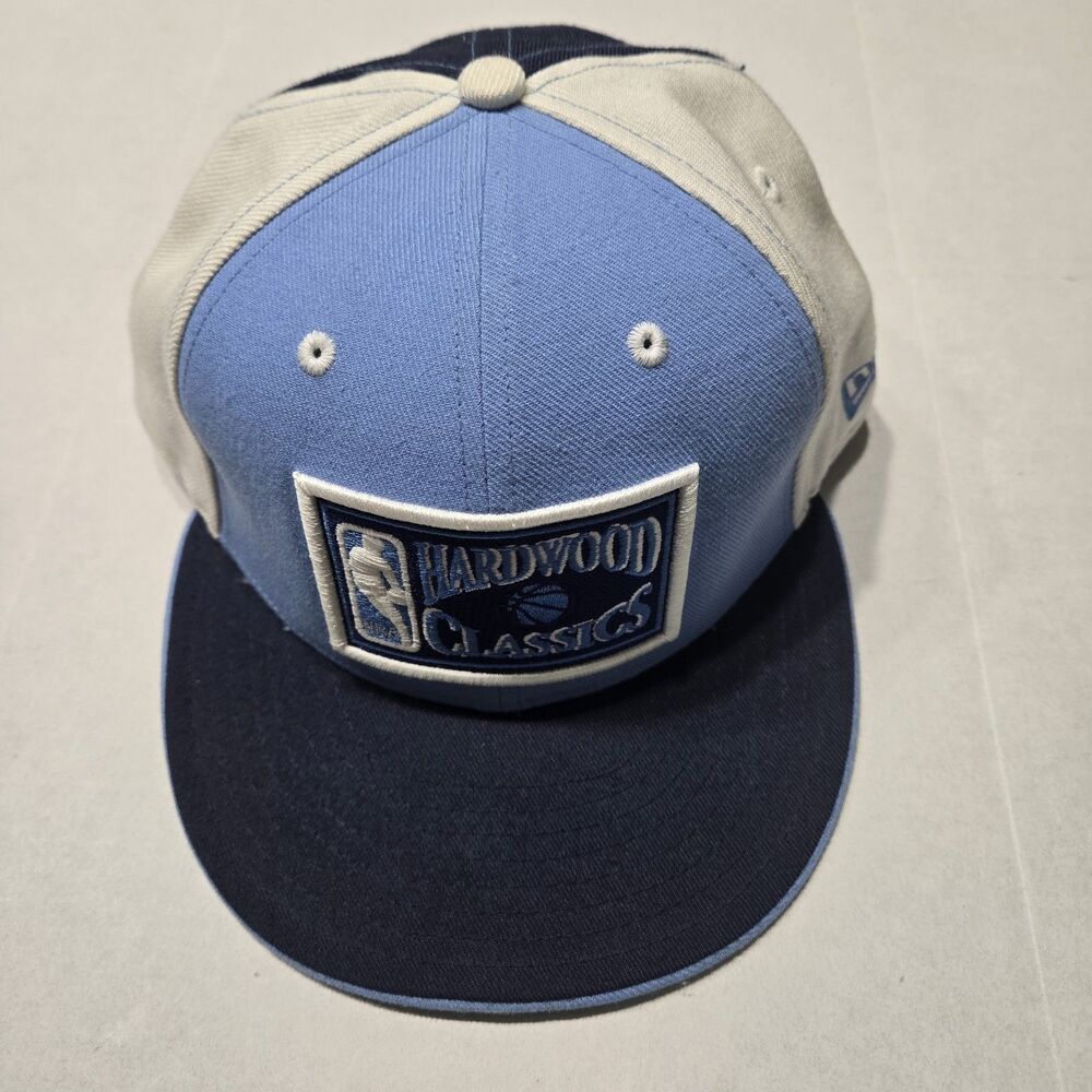 NEW ERA 59 FIFTY NBA HARDWOOD CLASSICS LOS ANGELES BLUE FITTED HAT CAP 7 1/4 NEW